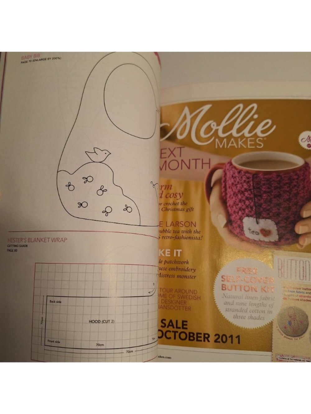 Mollie Makes Issue 6 UK 2011 Magazine Autumn Fruits Harvest Craft Projects - Picture 6 of 13